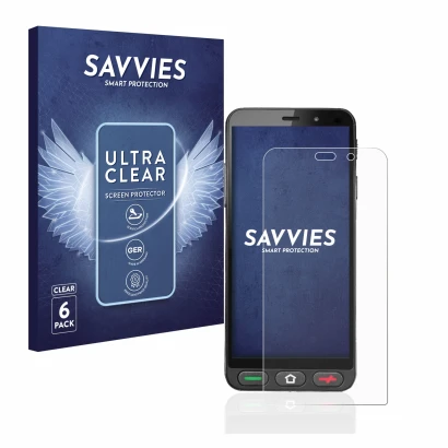 Face avant d’un emballage produit avec le logo de la marque Savvies. À côté, l’appareil Brondi Amico S Nero est représenté ave