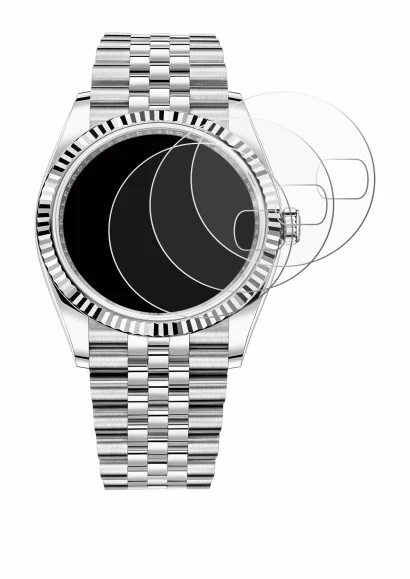 Image de l'appareil Rolex Datejust 36 avec une grande variété de protections d'écran.