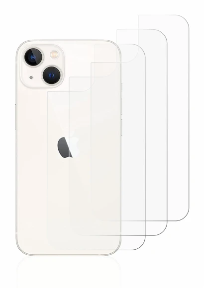 Image de l'appareil Apple iPhone 13 (Arrière) avec une grande variété de protections d'écran.