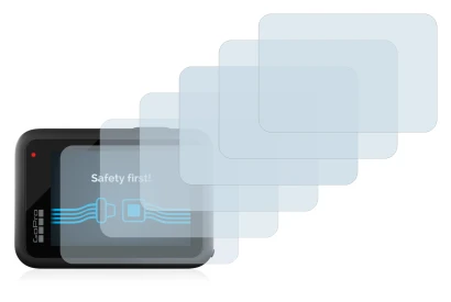 Image de l'appareil GoPro Hero 10 Black avec une grande variété de protections d'écran.