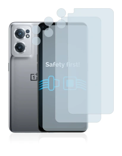 Image de l'appareil OnePlus Nord CE 2 5G (Avant+Caméra) avec une grande variété de protections d'écran.