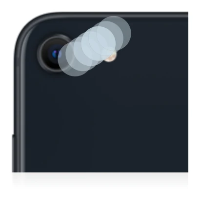 Image de l'appareil Apple iPhone SE 3 2022 (Caméra UNIQUEMENT) avec une grande variété de protections d'écran.