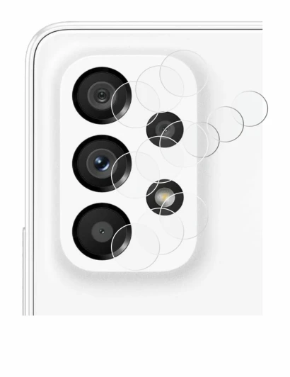 Image de l'appareil Samsung Galaxy A53 5G (Caméra UNIQUEMENT) avec une grande variété de protections d'écran.