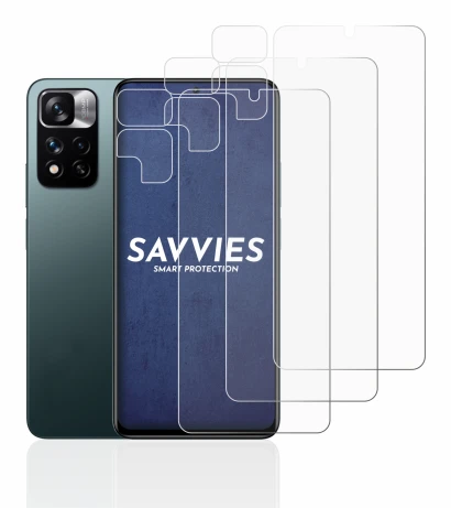 Image de l'appareil Xiaomi Redmi Note 11 Pro+ 5G (Avant+Caméra) avec une grande variété de protections d'écran.