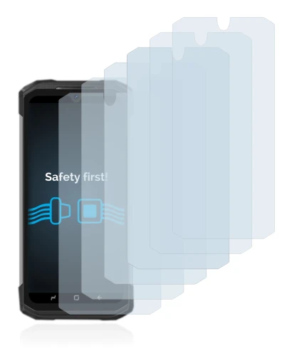 Image de l'appareil Doogee S98 Pro avec une grande variété de protections d'écran.