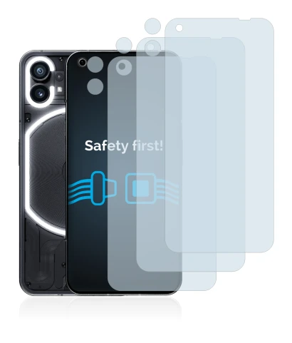 Image de l'appareil Nothing Phone (1) (Avant+Caméra) avec une grande variété de protections d'écran.