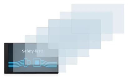 Image de l'appareil Garmin DriveSmart 66 avec une grande variété de protections d'écran.