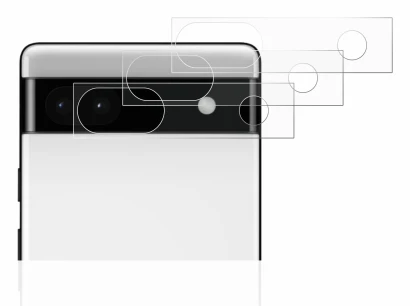 Image de l'appareil Google Pixel 6a (Caméra UNIQUEMENT) avec une grande variété de protections d'écran.