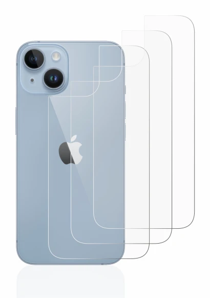 Image de l'appareil Apple iPhone 14 (Arrière) avec une grande variété de protections d'écran.