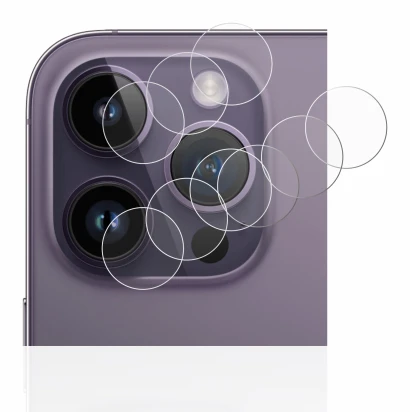 Image de l'appareil Apple iPhone 14 Pro (Caméra UNIQUEMENT) avec une grande variété de protections d'écran.