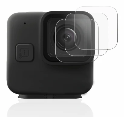 Image de l'appareil GoPro Hero 11 mini Lentille (Caisse) avec une grande variété de protections d'écran.
