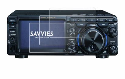 Image de l'appareil Yaesu FT-710 avec une grande variété de protections d'écran.