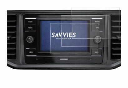 Image de l'appareil Volkswagen Crafter Composition Colour 2022 avec une grande variété de protections d'écran.