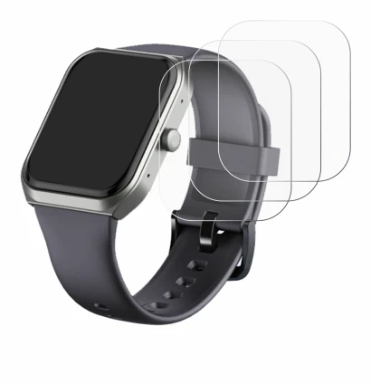 Image de l'appareil TUYOMA LW76 1.91" avec une grande variété de protections d'écran.