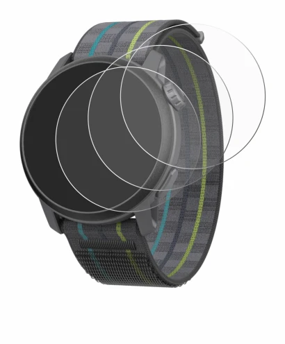 Image de l'appareil Coros Pace 3 avec une grande variété de protections d'écran.