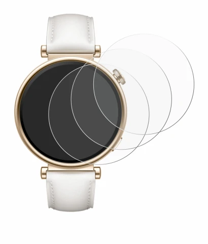Image de l'appareil Huawei Watch GT 4 (41mm) avec une grande variété de protections d'écran.