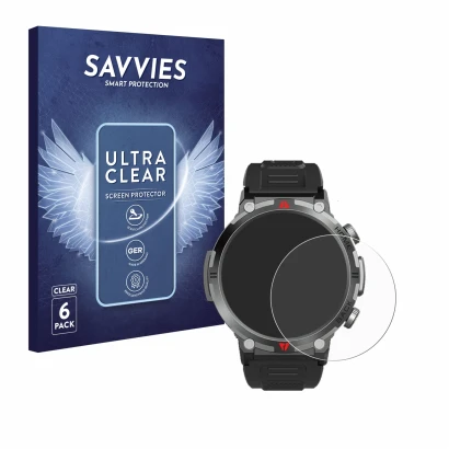 Face avant d’un emballage produit avec le logo de la marque Savvies. À côté, l’appareil IFMDA S100 1.45" est représenté avec l