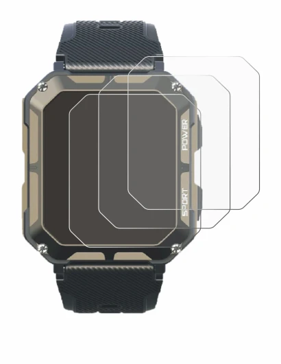 Image de l'appareil Blackview C20Pro 1.83" avec une grande variété de protections d'écran.