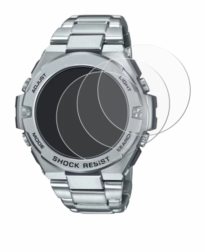 Image de l'appareil Casio G-Shock GST-B500D-1A avec une grande variété de protections d'écran.