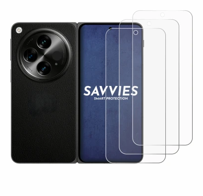 Image de l'appareil OnePlus Open (case-friendly) avec une grande variété de protections d'écran.