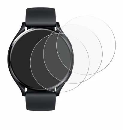 Image de l'appareil Xiaomi Watch 2 avec une grande variété de protections d'écran.
