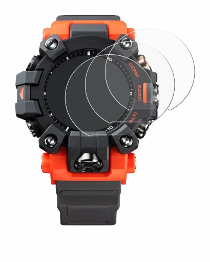 Image de l'appareil Casio G-Shock GW-9500 avec une grande variété de protections d'écran.