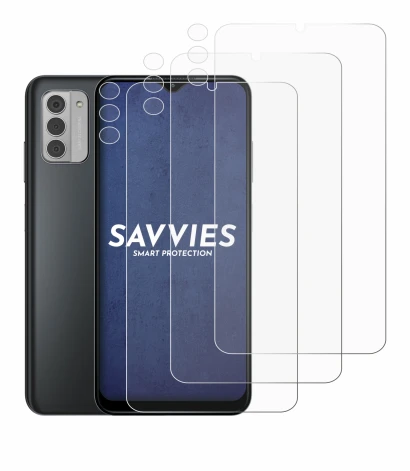 Image de l'appareil Nokia G42 5G (Avant+Caméra) avec une grande variété de protections d'écran.