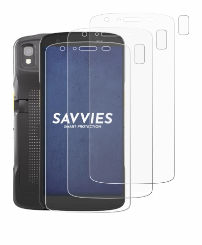 Image de l'appareil Zebra TC22 (Avant+Caméra) avec une grande variété de protections d'écran.