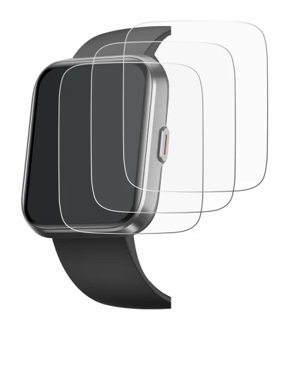 Image de l'appareil Fitpolo ID208 PLUS 1.8" avec une grande variété de protections d'écran.