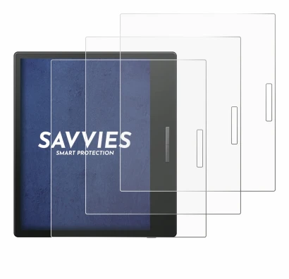 Image de l'appareil Boox Go Color 7 avec une grande variété de protections d'écran.