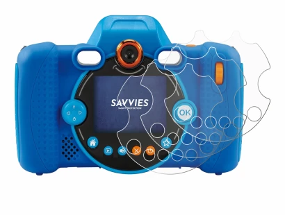 Image de l'appareil Vtech Kidizoom Duo FX avec une grande variété de protections d'écran.