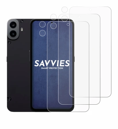 Image de l'appareil Nothing CMF Phone 1 (Avant+Caméra) avec une grande variété de protections d'écran.