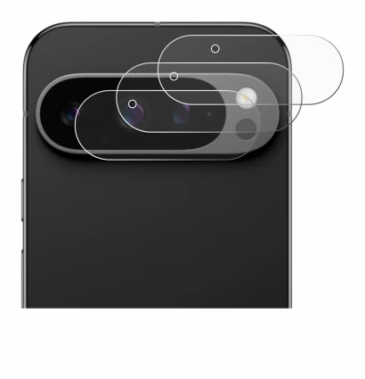 Image de l'appareil Google Pixel 9 Pro (Caméra UNIQUEMENT) avec une grande variété de protections d'écran.