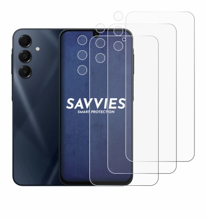 Image de l'appareil Samsung Galaxy A16 4G (Avant+Caméra) avec une grande variété de protections d'écran.