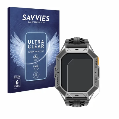 Face avant d’un emballage produit avec le logo de la marque Savvies. À côté, l’appareil Stahlgear Thor 2.0 est représenté avec