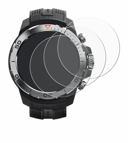 Image de l'appareil Xiaomi Mibro GS Explorer avec une grande variété de protections d'écran.