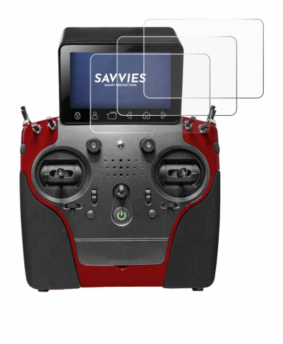 Image de l'appareil PowerBox Systems Atom avec une grande variété de protections d'écran.