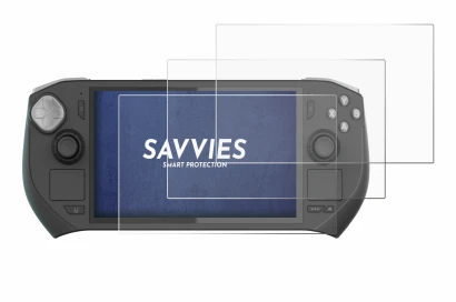 Image de l'appareil Zotac Gaming Zone avec une grande variété de protections d'écran.