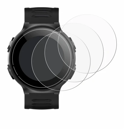 Image de l'appareil Kiprun GPS 500 Coros avec une grande variété de protections d'écran.