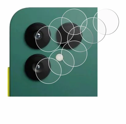 Image de l'appareil Fairphone 6 (Caméra UNIQUEMENT) avec une grande variété de protections d'écran.