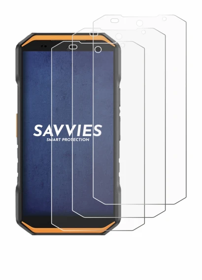 Image de l'appareil Ulefone Armor X32 Pro avec une grande variété de protections d'écran.