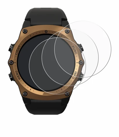 Image de l'appareil Shearwater Teric dive computer avec une grande variété de protections d'écran.