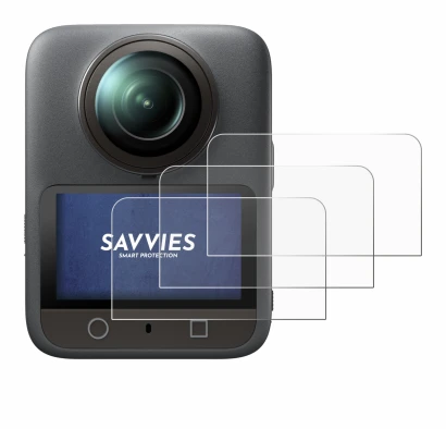 Image de l'appareil DJI Osmo 360 avec une grande variété de protections d'écran.