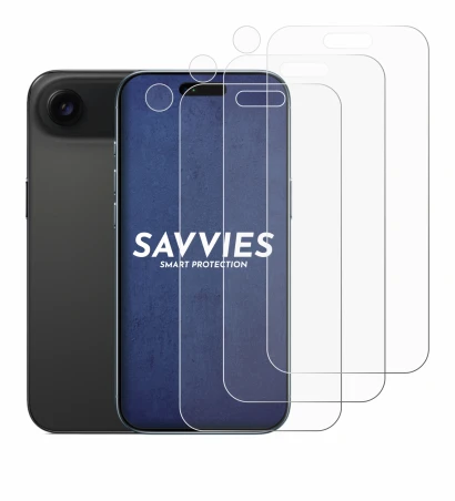 Image de l'appareil Apple iPhone Air (Avant+Caméra) avec une grande variété de protections d'écran.