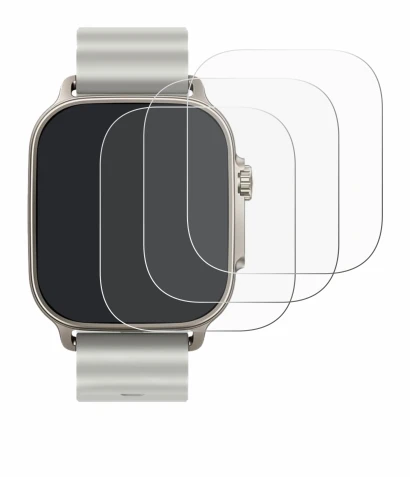 Image de l'appareil realme Watch 5 avec une grande variété de protections d'écran.