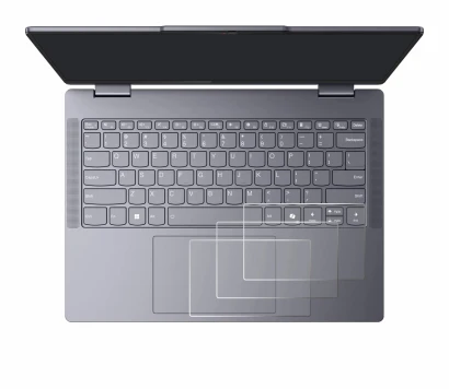 Image de l'appareil Lenovo IdeaPad 5 2-in-1 14" Touchpad avec une grande variété de protections d'écran.