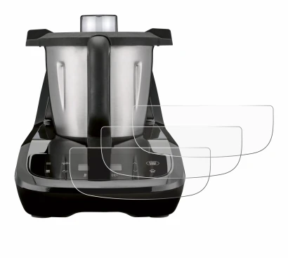 Image de l'appareil SilverCrest Monsieur Cuisine compact avec une grande variété de protections d'écran.