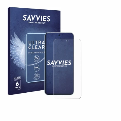 Face avant d’un emballage produit avec le logo de la marque Savvies. À côté, l’appareil Honor Win RT est représenté avec la pr