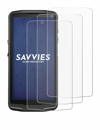 Image de l'appareil Crosscall Core M6 avec une grande variété de protections d'écran.