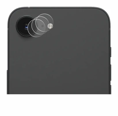 Image de l'appareil Apple iPhone 17e (Caméra UNIQUEMENT) avec une grande variété de protections d'écran.